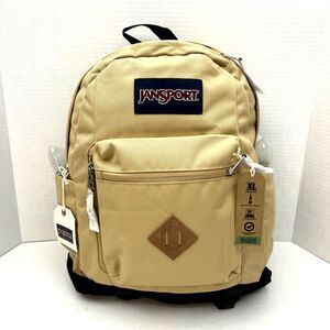 JanSport Lodo Pack Laptop Backpack Travertine Tan School Travel Bag NEW